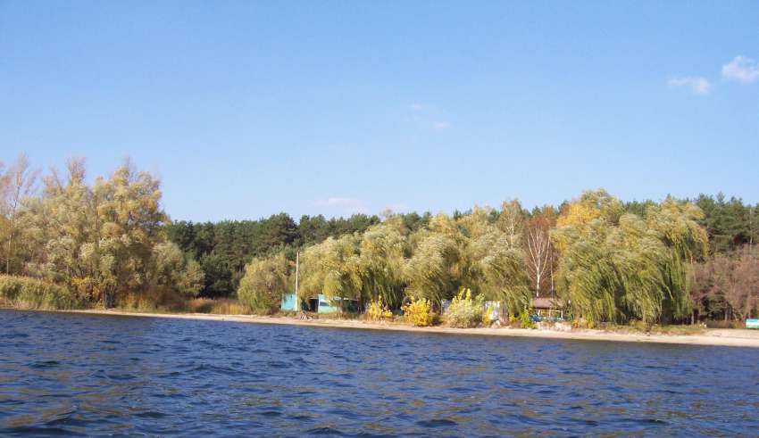 Отдых на Краснооскольском водохранилище 2015