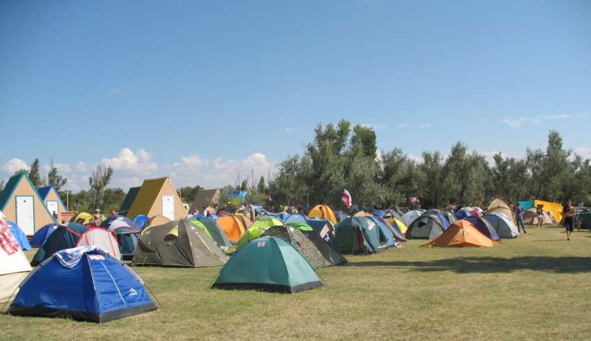 Отдых с палатками в Подмосковье 2017
